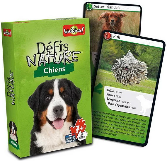 Cartes Défis nature Chiens