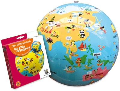 Globe gonflable Petit Voyageur 30 cm
