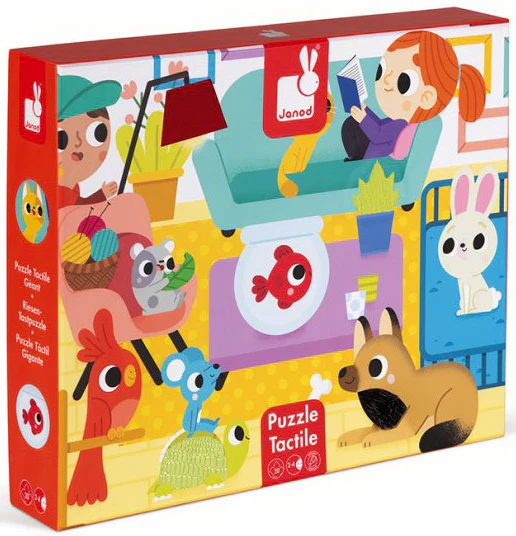 Puzzle tactile Animaux domestiques 20 mcx