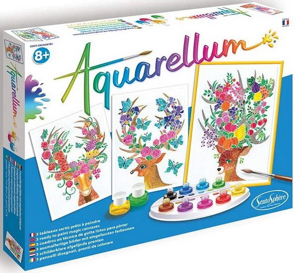 Aquarellum Cerfs enchantés