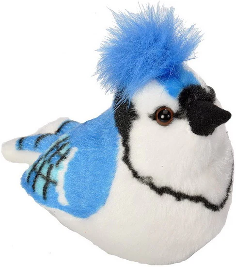 Peluche sonore Geai bleu