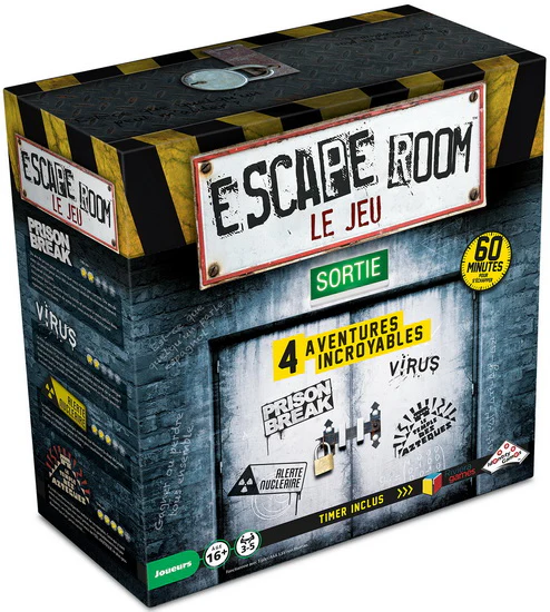 Escape Room Coffret de base #1 4 scénarios