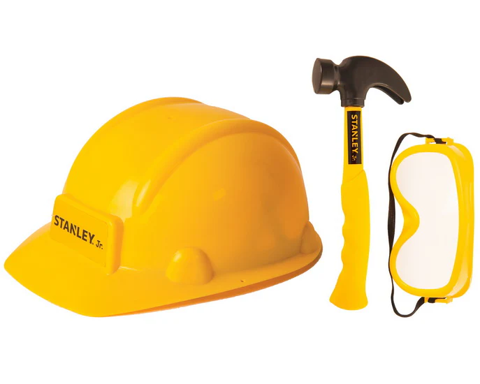 Casque, lunettes et marteau Stanley Jr.