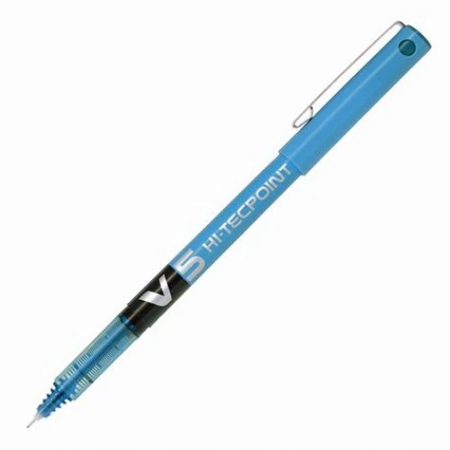 Stylo à bille Hi-tecpoint V5 x-fin turquoise