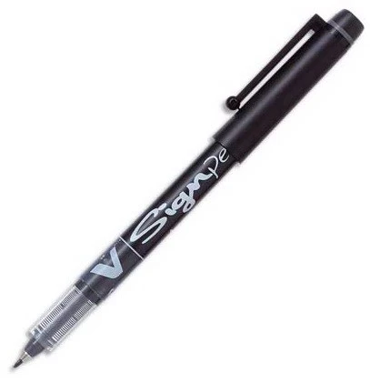 Marqueur feutre V-Signpen moyen noir