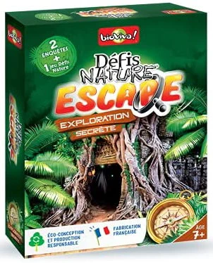 Cartes Défis Nature Escape Exploration Secrète