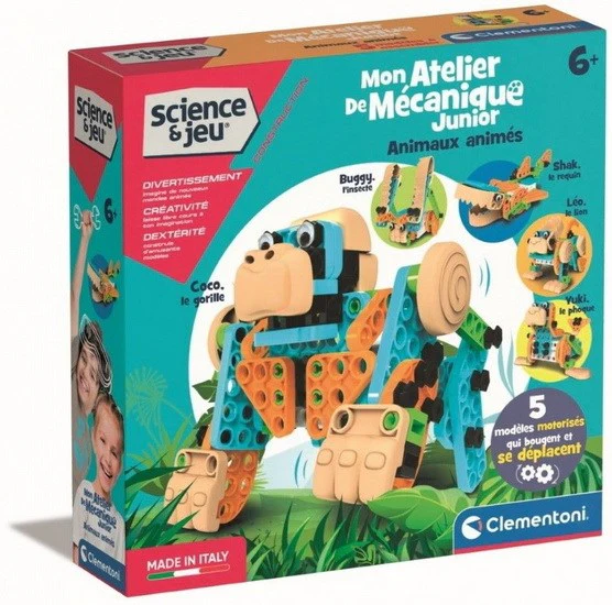 Mon atelier de mécanique junior - Animaux animés