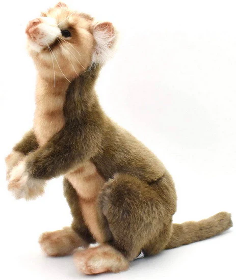 Peluche furret brun 33cm