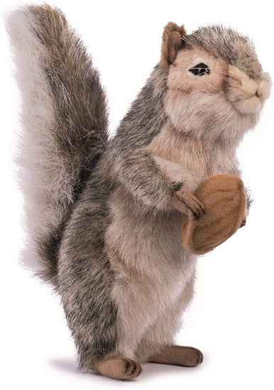 Peluche Écureuil gris debout 20cm