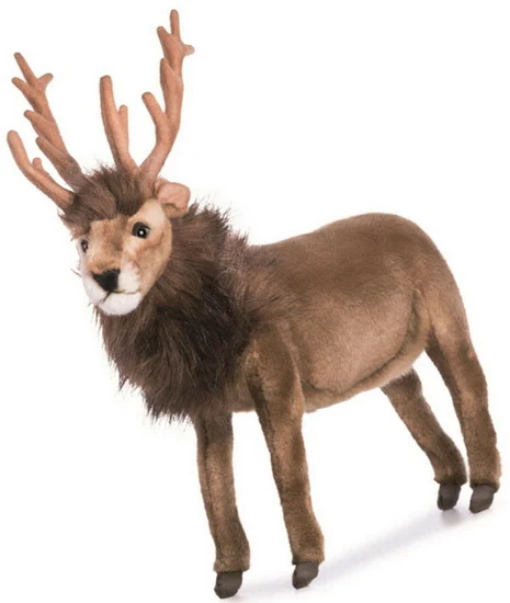 Peluche Renne brun 38cm