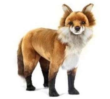 Peluche Renard roux 36cm