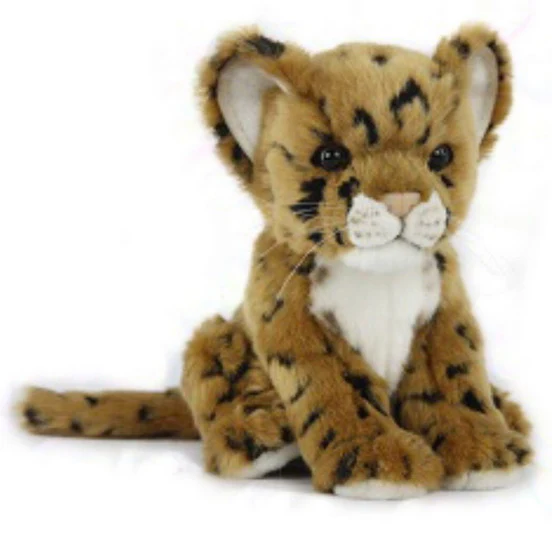 Peluche bébé jaguar 17cm
