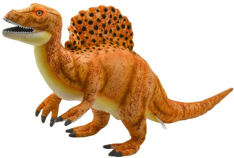 Peluche spinosaures jaune 68cm