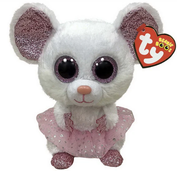 Souris blanche ballerine Nina petite