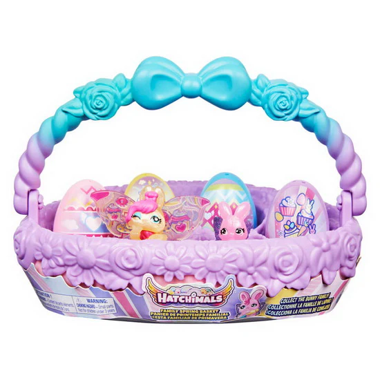 Peluche surprise Hatchimals Panier du printemps 4AS