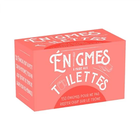 Énigmes à faire aux toilettes : 150 énigmes pour ne pas rester oisif sur le trône Cof.