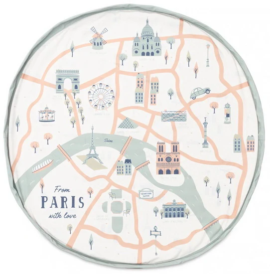 Sac rangement carte de Paris