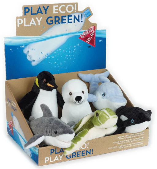 Peluche ECO animaux de la mer 6 AS