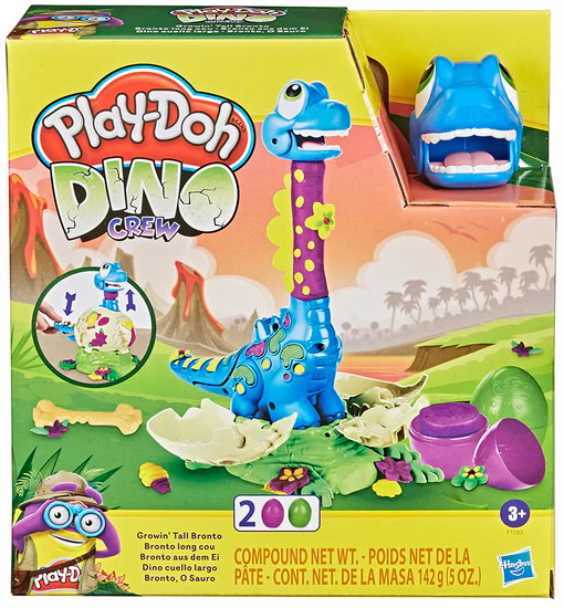 Ensemble pâte à modeler Bronto long cou