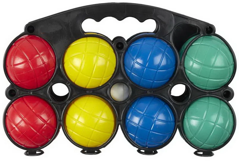 Jeu de pétanque en plastique (8 boules)