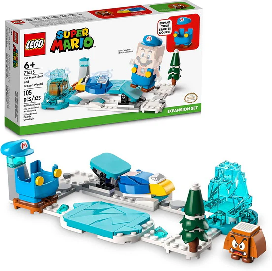Ensemble d'extension Mario de glace et le monde des glaces