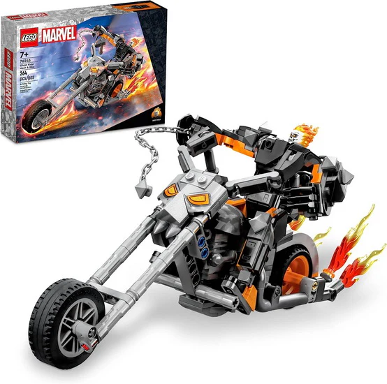 Le robot et la moto de Ghost Rider