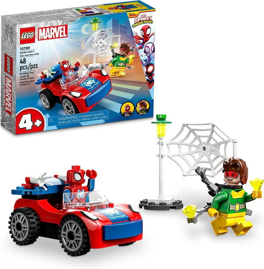 La voiture de Spider-Man et Docteur Octopus