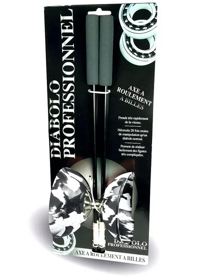 Diabolo professionnel noir et blanc