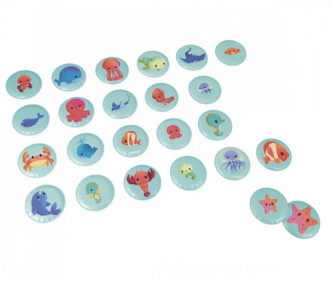 Mémo de bain Mes bébés animaux