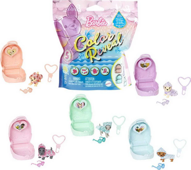 Barbie Color Reveal Animaux de compagnie 5AS