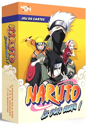 Naruto : le défi ninja ! : jeu de cartes