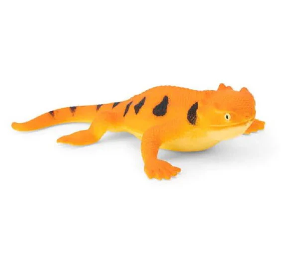 Lézard aux couleurs changeantes écrasable