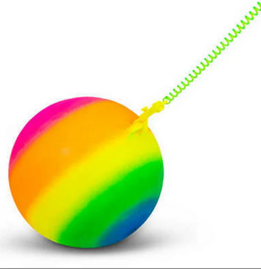 Ballon arc-en-ciel parfumé clip élastique