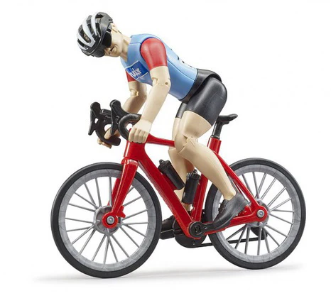 Vélo de route Bworld avec cycliste