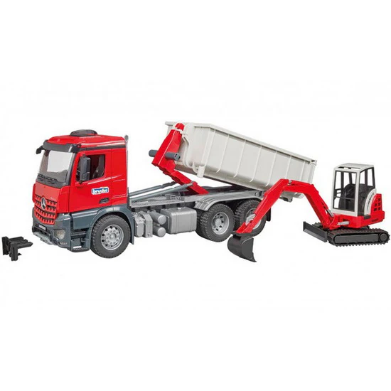 Camion MAN TGS avec benne amovible et chargeur Schäffer