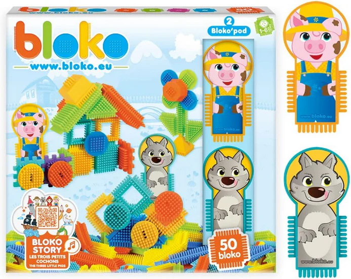 Coffret Les trois petits cochons