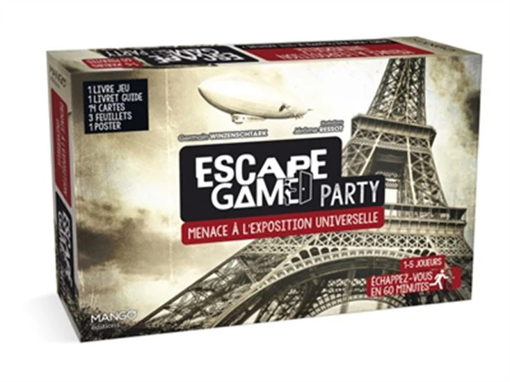 Escape game party : menace à l'exposition universelle Cof.