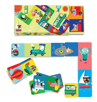 Mon domino puzzle des transports