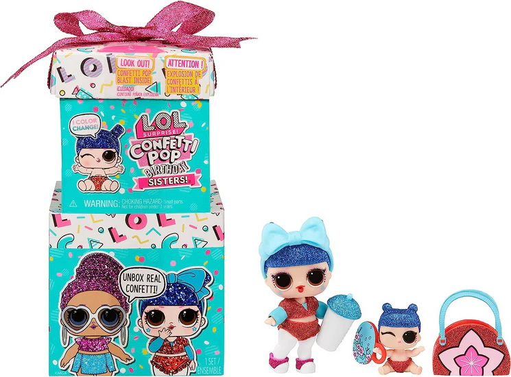 L.O.L. Surprise ! Confetti Pop Anniversaire Sœurs AS