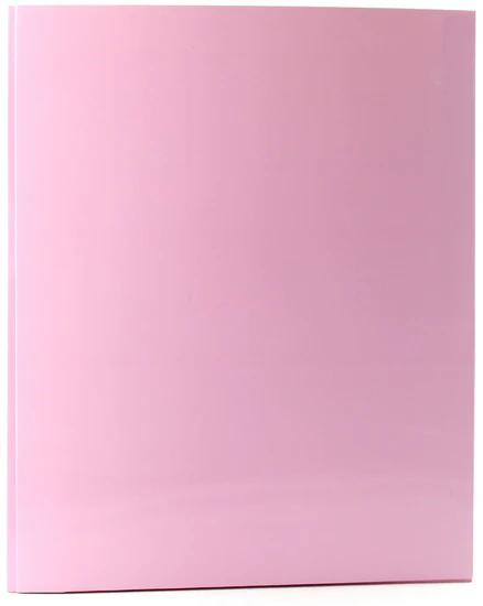 Duo-tang carton laminé avec pochettes pastel lilas