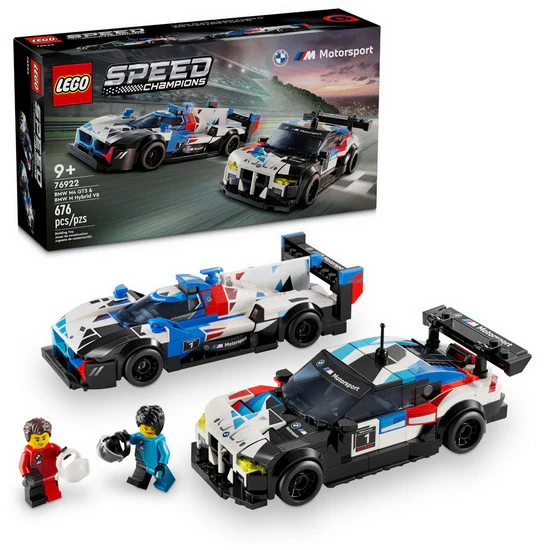 Voitures de course BMW M4 GT3 et BMW M Hybrid V8