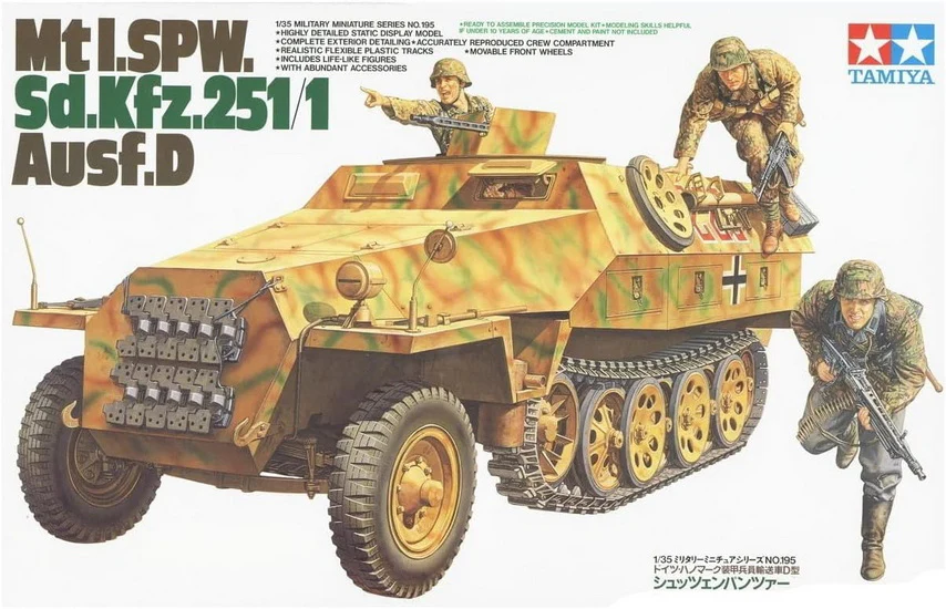 Véhicule semi-chenillé SD.KFZ. 251/1 AUSF.D 1/35