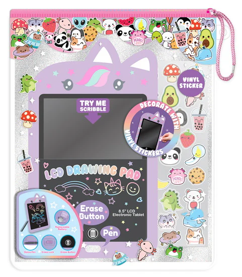 Tablette à dessin électronique et autocollants