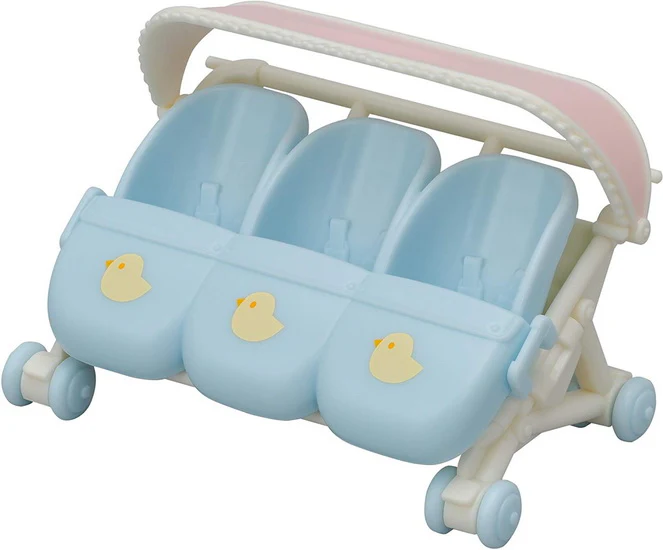 Poussette pour triplés