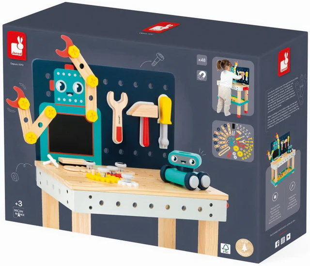 Plan de travail gros robot Brico'kids à assembler