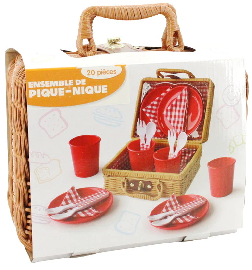 Ensemble de pique-nique, 20 pcs