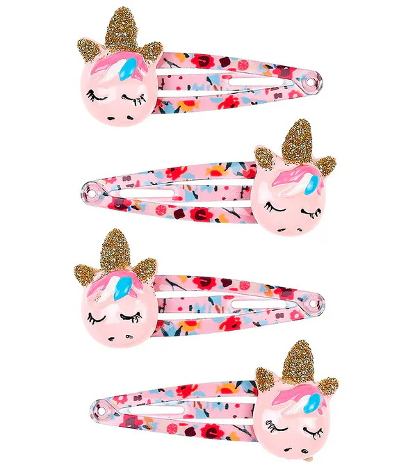 Barettes Aily licorne 4 pcs