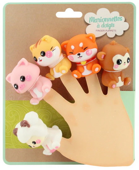 Marionnettes à doigts Animaux mignons