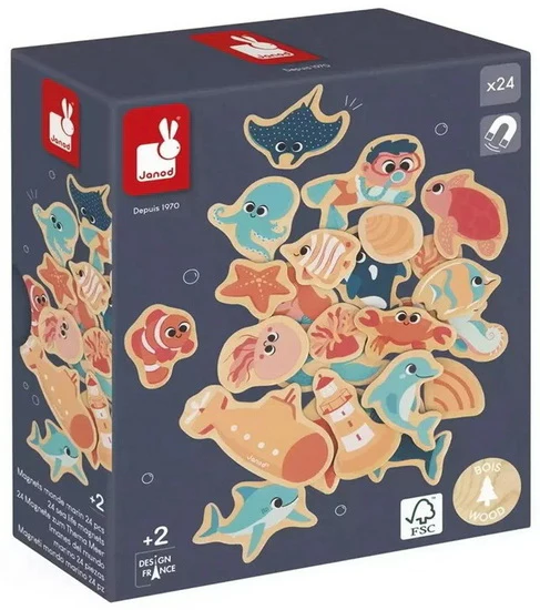 Aimants monde marin 24 mcx