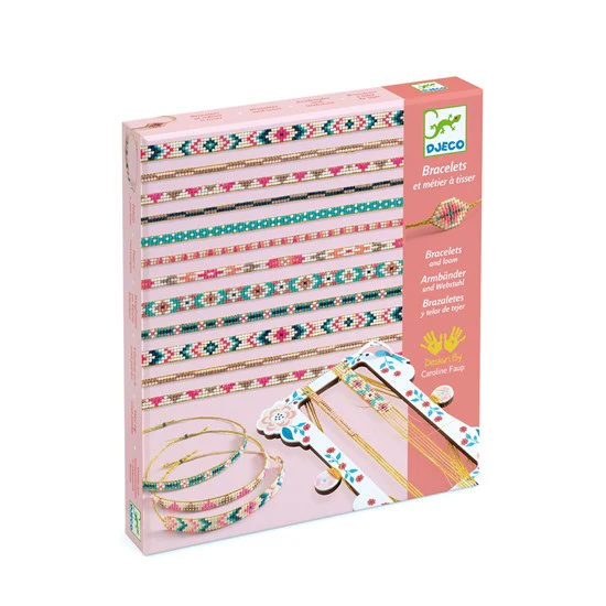 ENS. BRACELETS ET MÉTIER À TISSER